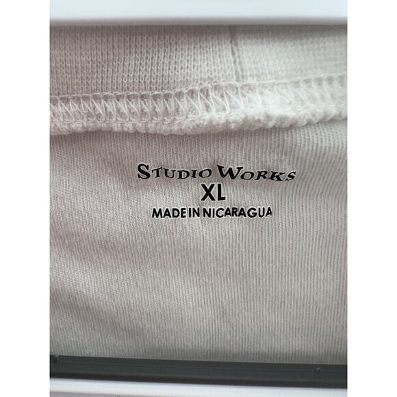 Studio Works Womens Shirt X-Large White Turtleneck Long Sleeve - Picture 3 of 10